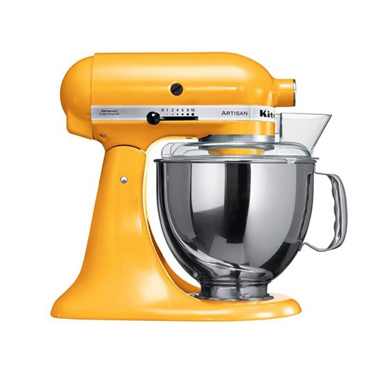 Mixer cu bol 4.8L, Artisan, Model 150, Yellow Pepper - KitchenAid