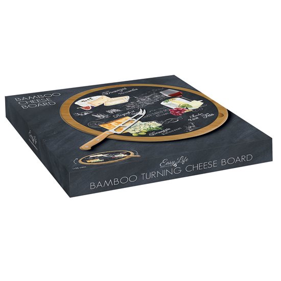 Set servire branzeturi 2 piese, 32cm, "World of cheese" - Nuova R2S