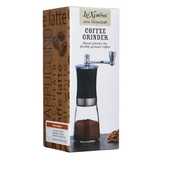 Rasnita de cafea LE’XPRESS, sticla  - Kitchen Craft