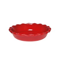 Tava placinta, ceramica, 26cm/1,2L, Burgundy - Emile Henry