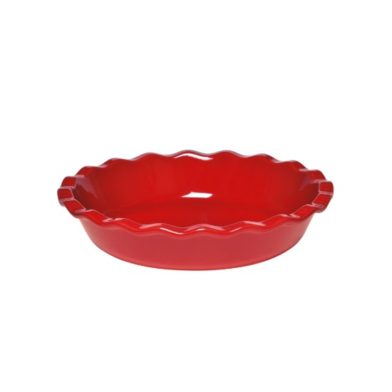 Tava placinta, ceramica, 26cm/1,2L, Burgundy - Emile Henry