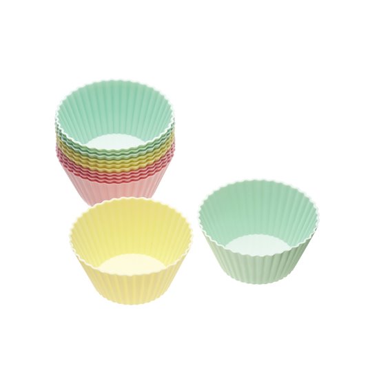 Set 12 forme pentru briose, silicon - Kitchen Craft