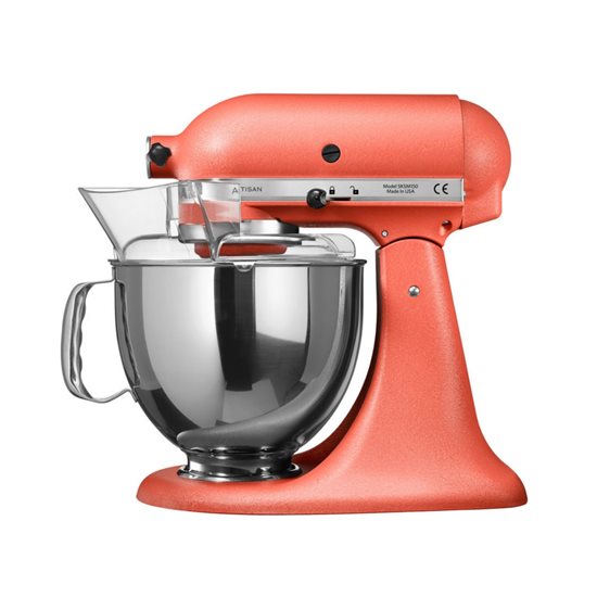 Mixer cu bol 4.8L, Artisan, Model 150, Terracotta - KitchenAid