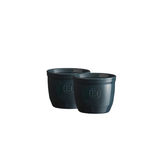 Set 2 boluri ramekin, ceramica, 8,5cm, Blue Flame - Emile Henry
