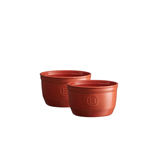 Set 2 boluri ramekin, 10,5 cm, Brick - Emile Henry