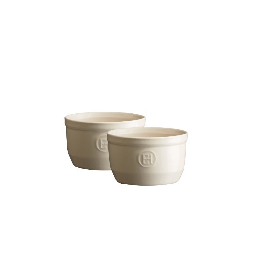 Set 2 boluri ramekin, ceramica, 10cm, Clay - Emile Henry