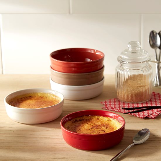 Set 2 farfurii Creme Brulee, ceramica, 12cm, Clay - Emile Henry