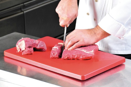 Tocator profesional pentru carne rosie, plastic, 32,5 x 26,5 cm, grosime 1,5 cm - Kesper