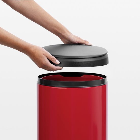 Cos de gunoi "Flip", 30 L, Passion Red - Brabantia