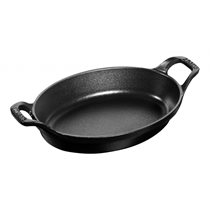 Tava ovala, fonta, 28cm, Black - Staub