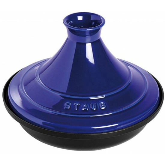 Tajine fonta capac ceramic 28 cm, Dark Blue - Staub
