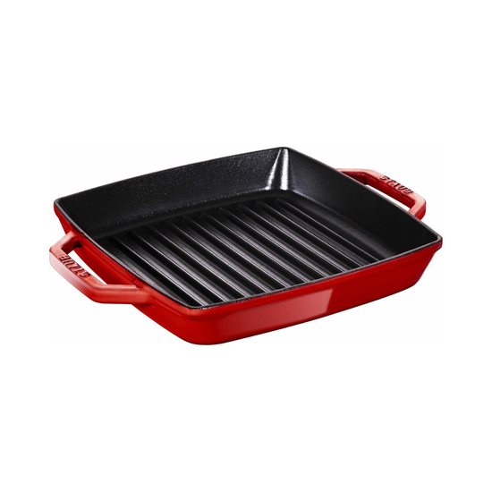 Tigaie grill patrata 23 cm, Cherry - Staub