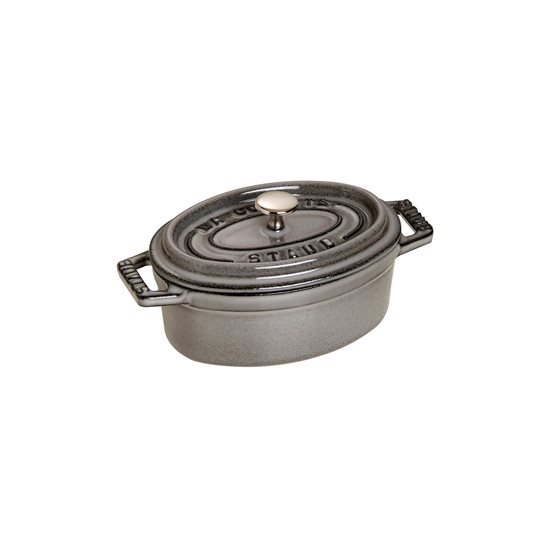 Mini-oala Cocotte, ovala, fonta, 11cm/0,25L, Graphite Grey - Staub