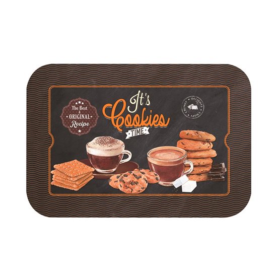 Cutie metalica pentru biscuiti, "It's cookies time" 22 x 14 x 13 cm - Nuova R2S