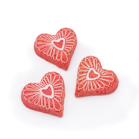 Tava 6 prajituri inima, 26 x 18 cm - Kitchen Craft