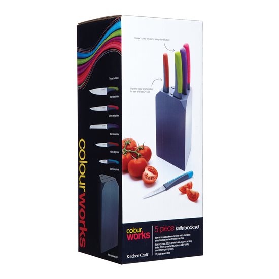 Set cutite 6 piese, multicolor - Kitchen Craft