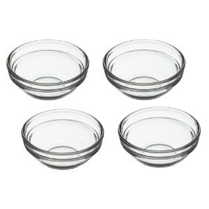 Set 4 boluri, sticla, 7,5 cm - Kitchen Craft