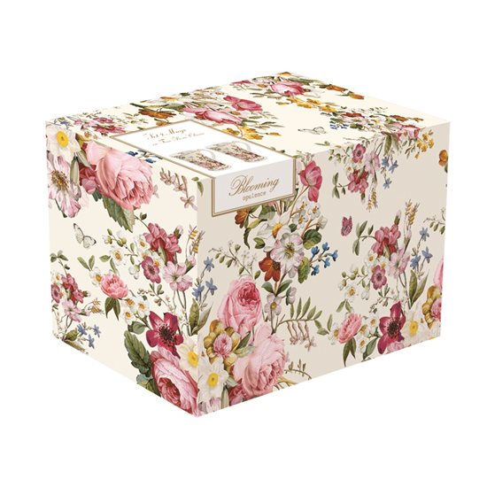 Set 2 cani portelan 270 ml, design floral - Nuova R2S