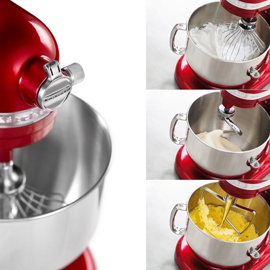 Mixer cu bol 6.9L, Artisan, Model 7580, Candy Apple - KitchenAid