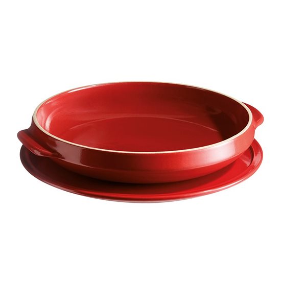 Set Tarte Tatin, ceramica, 28cm, Burgundy - Emile Henry