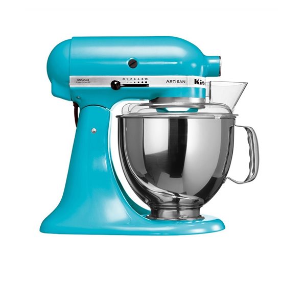 Mixer cu bol 4.8L, Artisan, Model 150, Crystal Blue - KitchenAid