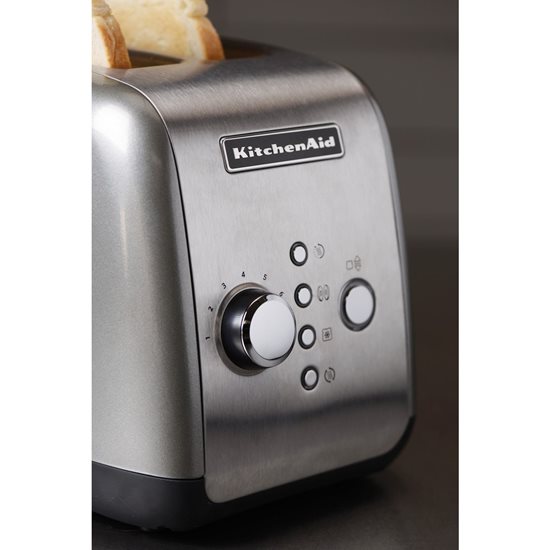 Prajitor de paine 2 sloturi 1100W, Contour Silver - KitchenAid