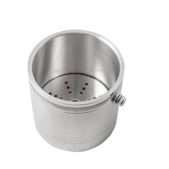 Galetusa pentru gheata, cu maner, inox, 1L