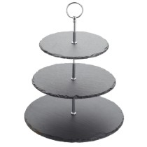 Platou 3 niveluri, ardezie, 28,5 x 34, 5 cm, "Artesa" - Kitchen Craft