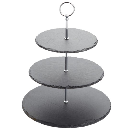 Platou 3 niveluri, ardezie, 28,5 x 34, 5 cm - Artesa