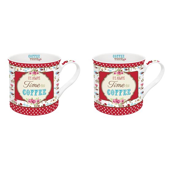 Set 2 cani 300 ml "It's always time for coffeee" - Nuova R2S
