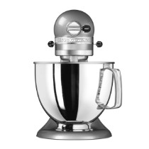 Mixer cu bol 4.8L, Artisan, Model 125, Contour Silver - KitchenAid