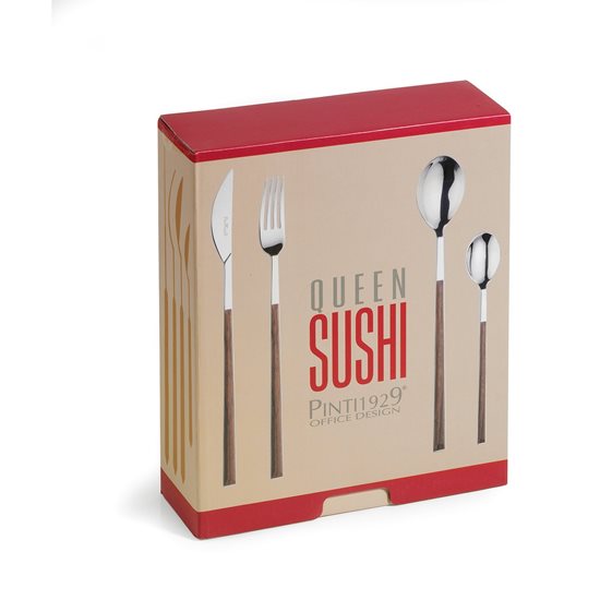 Set tacamuri 24 piese Sushi Queen Mahogany - Pintinox