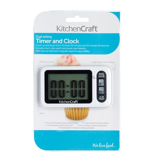 Ceas digital cu temporizator - Kitchen Craft