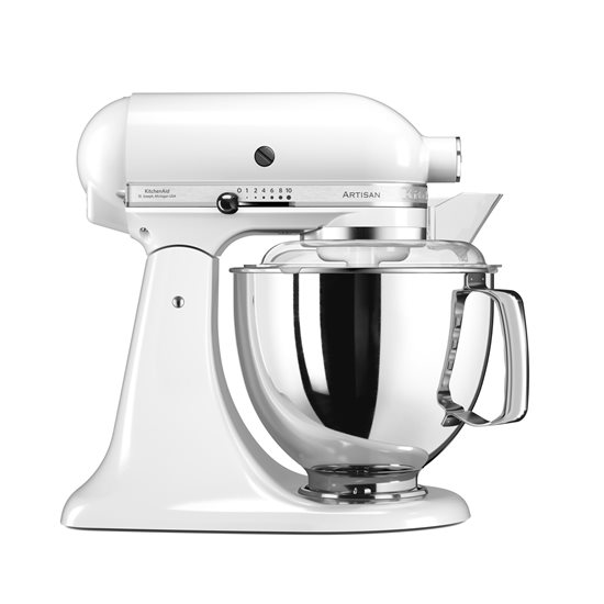 Mixer cu bol 4.8L, Artisan, Model 175, White - KitchenAid