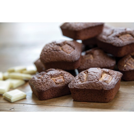 Tava de copt brownies, 12 forme, otel, 34x26cm - MasterClass