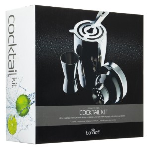 Set 3 piese preparare cocktail, inox - Kitchen Craft