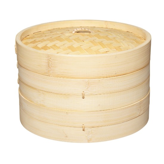 Set gatit la aburi, bambus, 25 cm- Kitchen Craft
