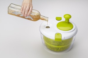 Uscator salata, plastic, 25 cm, Verde - Kitchen Craft