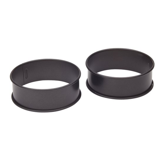 Set 2 inele pentru oua posate, otel, 9 cm - Kitchen Craft