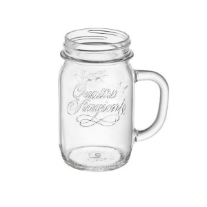 Borcan cu maner, sticla, 415ml, "Quattro Stagioni" - Bormioli Rocco