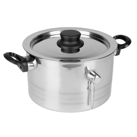 Oala pentru fiert lapte, inox,n20cm/3,5L - Zokura