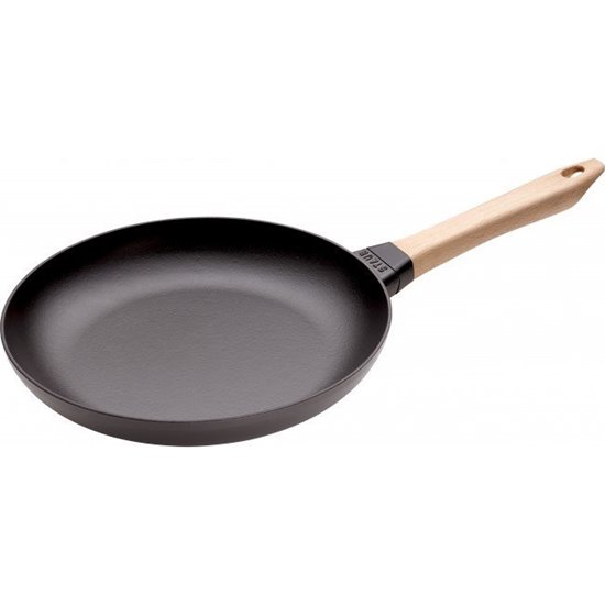 Tigaie fonta cu maner din lemn, 28 cm - Staub