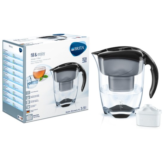 Cana filtranta BRITA Elemaris XL 3,5 L Maxtra (black)