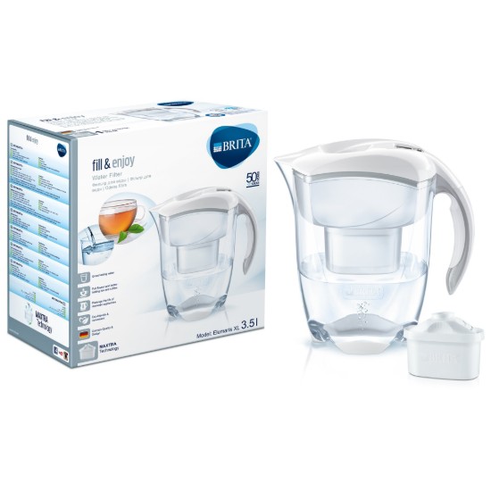 Cana filtranta BRITA Elemaris XL 3,5 L Maxtra (white)