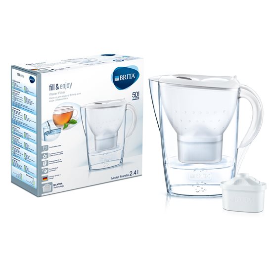 Cana filtranta BRITA Marella Cool 2,4 L Maxtra (white)