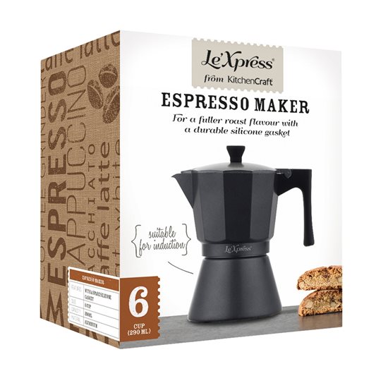 Cafetiera 290 ml LE’XPRESS ITALIAN STYLE - Kitchen Craft