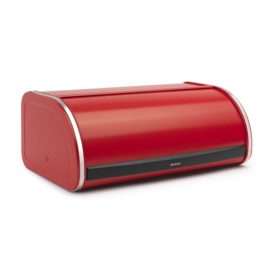 Cutie pentru paine, 44,5 x 26,2 cm, inox, Passion Red - Brabantia