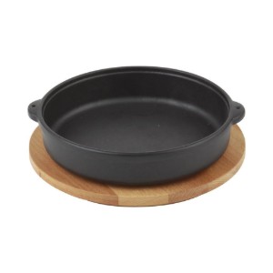 Cratita fonta, 17cm/0,5L, cu suport - LAVA
