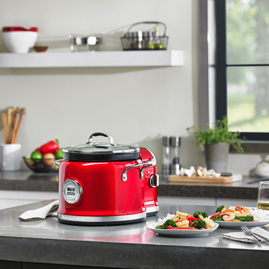 Oala Multi-Cooker cu Stir Tower, Empire Red - KitchenAid