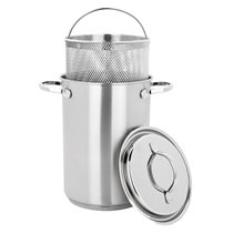 Oala pentru fiert paste/legume, inox, 16cm/4,5L, "Specialties" - Demeyere